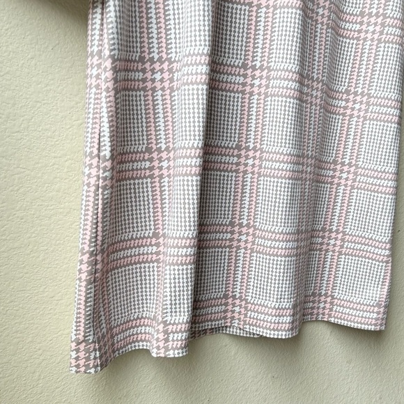 J. McLaughlin Sophia Houndstooth Plaid Catalina Cloth Sheath Dress Sz XL - Picture 6 of 13